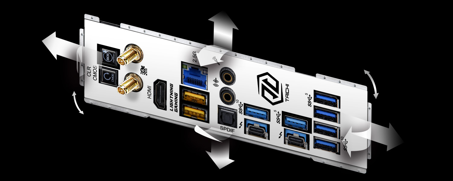 Flexible Integrated IO Shield